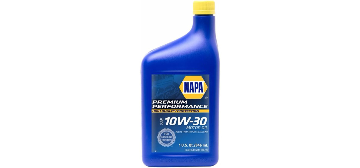Lubricante napa premium performance 10w30 1 qt 
PRECIOS INCLUYEN I.S.V.