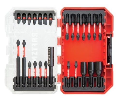 Juego de destornilladores craftsman impact rated™ de 26 piezas 3-1/2 pulg. 1/4 pulg. 5/16 pulg. 3/8 pulg. 1/4 pulg.
PRECIOS INCLUYEN I.S.V.