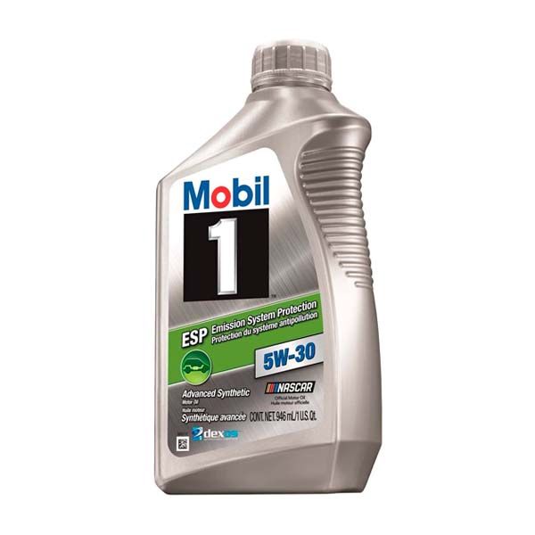 Cuarto de lubricante mobil 1 esp full sintetico para motor gasolina sae 5w30, api sn - mobil 1 esp 5w-30 / 5w30
PRECIOS INCLUYEN I.S.V.