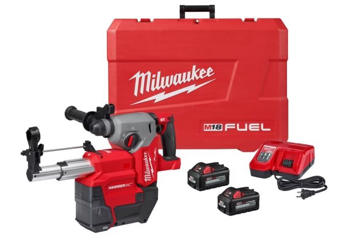 Milwaukee tool m18 fueltm 1" sds plus martillo rotativo con kit de extracción de polvo
PRECIOS INCLUYEN I.S.V.