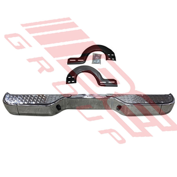 Bumper trasero mitsubishi l200 strada 1996 - 2005 sportero 2006 - 2014 metálico cromo
PRECIOS INCLUYEN I.S.V.
