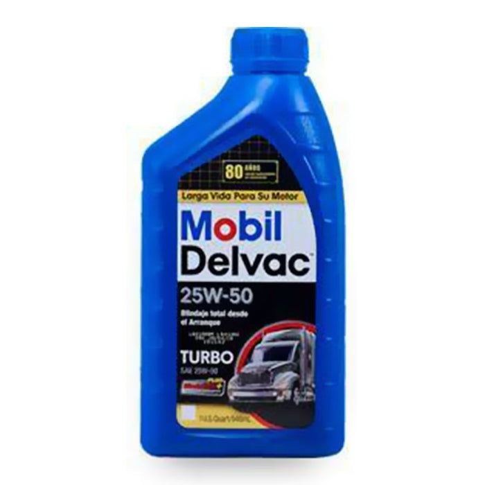 Cuarto de lubricante mobil de alto desempeño para motor diésel para transporte, minería, construcción, explotación de canteras, marítimas y agrícolas sae 25w50, api cf-4 - delvac legend 25w-50 / 25w50
PRECIOS INCLUYEN I.S.V.