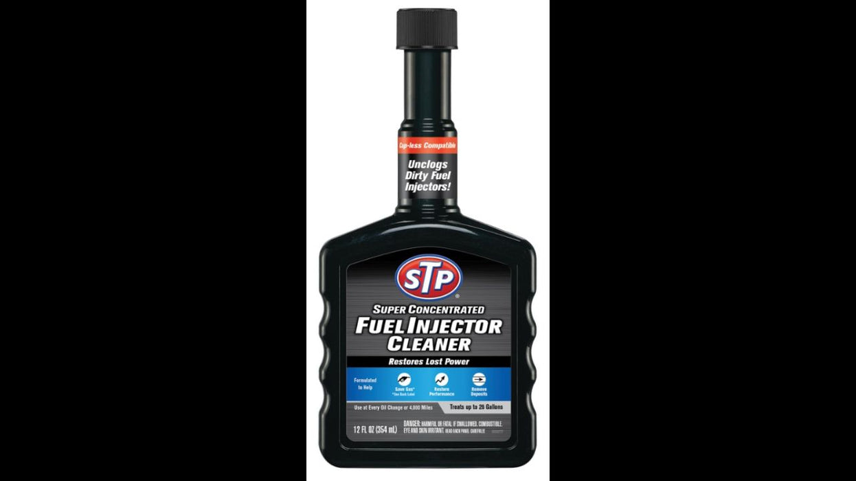 Limpiador de inyectores de gasolina stp 12 oz tratamiento para 28 galones  / stp fuel injector cleaner - 12 oz, 
PRECIOS INCLUYEN I.S.V.