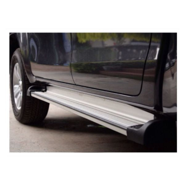 Gradas (side step) toyota hilux vigo 2005 - 2011 doble cabina aluminio 2.12 mts set
PRECIOS INCLUYEN I.S.V.