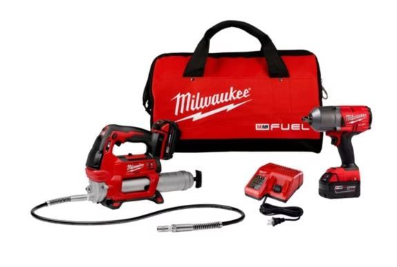 Milwaukee tool m18 fuel tm 1/2" kit de combinación de pistola de grasa y anillo de fricción
PRECIOS INCLUYEN I.S.V.