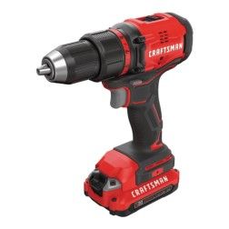 Craftsman v20 inalámbrico sin escobillas 1/2 pulg. kit de taladro/destornillador (2 baterías)