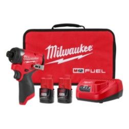 Milwaukee tool m12 fuel™ kit de destornillador de impacto hexagonal de 1/4"
PRECIOS INCLUYEN I.S.V.