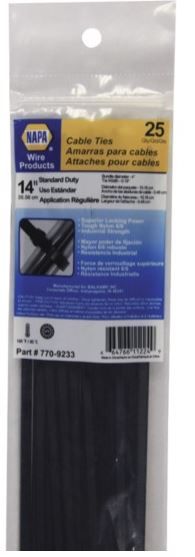 Correa de lazo de cable negro tiempo estabilizado amarre de cable automático
PRECIOS INCLUYEN I.S.V.
