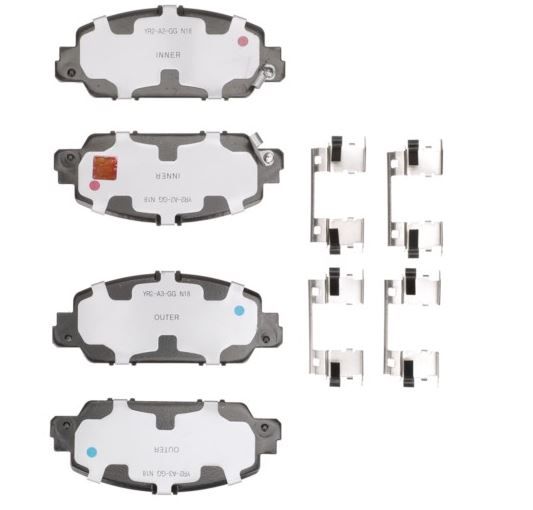 Napa adaptive one passenger car pastillas de frenos cerámico