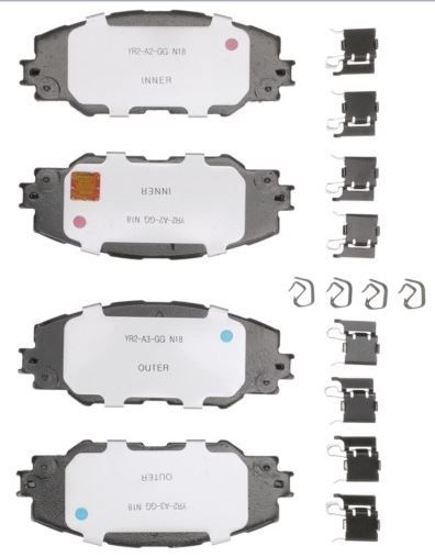 Pastillas de freno frontal, napa adaptive one brake pads