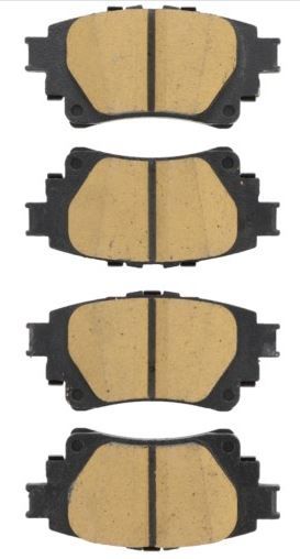 Adaptive one brake pads ceramic