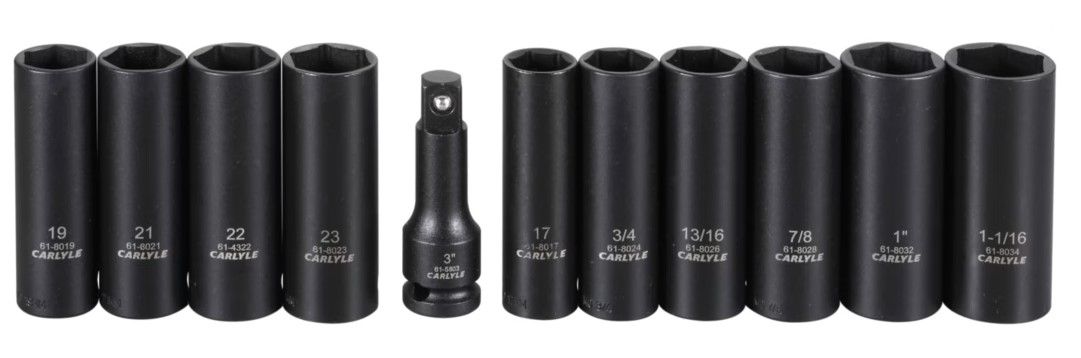 Socket set 1/2 in sae (1) 11 pc set
PRECIOS INCLUYEN I.S.V.