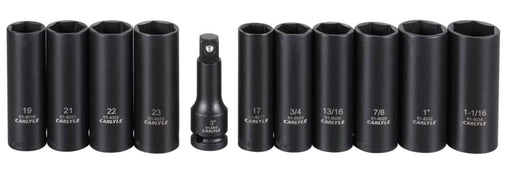 Socket set 1/2 in sae (1) 11 pc set