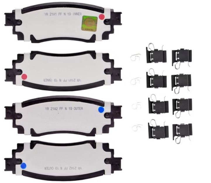 Brake pads ceramic rear
