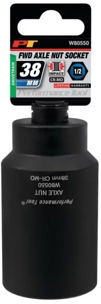 Axle nut socket 38 mm