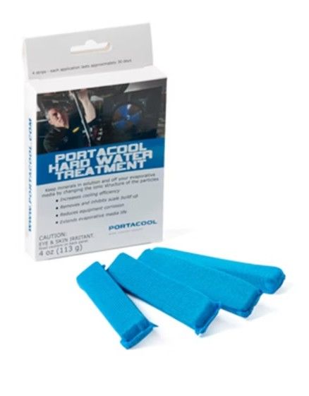 Enfriamiento evaporativo portátil portacool tratamiento de agua dura