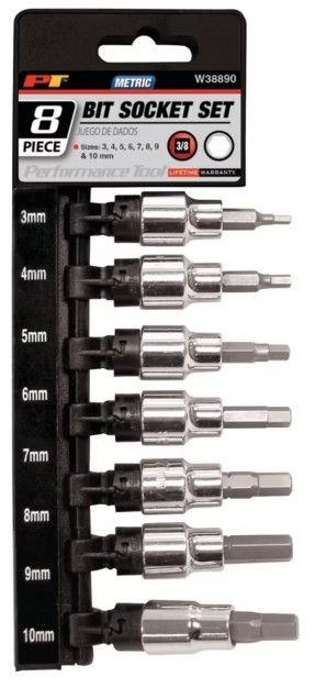 Kit cubos allen hex bit socket set
PRECIOS INCLUYEN I.S.V.