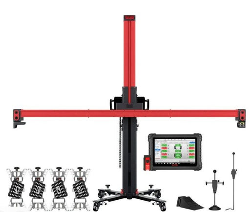 Sistema de alineación de ruedas iwa500 con tableta