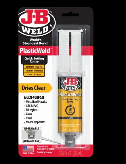 Jb weld plasticweld jeringa de epoxi - 25 ml