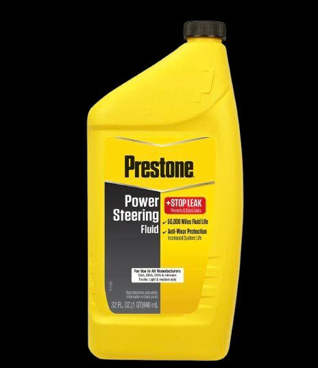 Líquido para dirección asistida prestone + sellador de fugas - 946 ml (32 onzas líquidas) - antidesgaste, 80.000 km (50.000 millas)