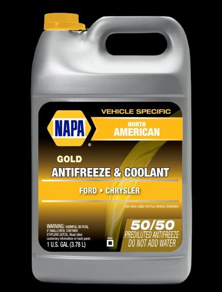 Anticongelante y refrigerante napa extended life gold para vehículos norteamericanos hoat, listo para usar, 1 galón (ee. uu.)