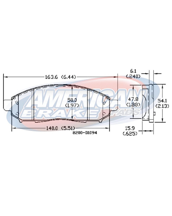 Pastilla nissan frontier 05/15; pathfinder; navara