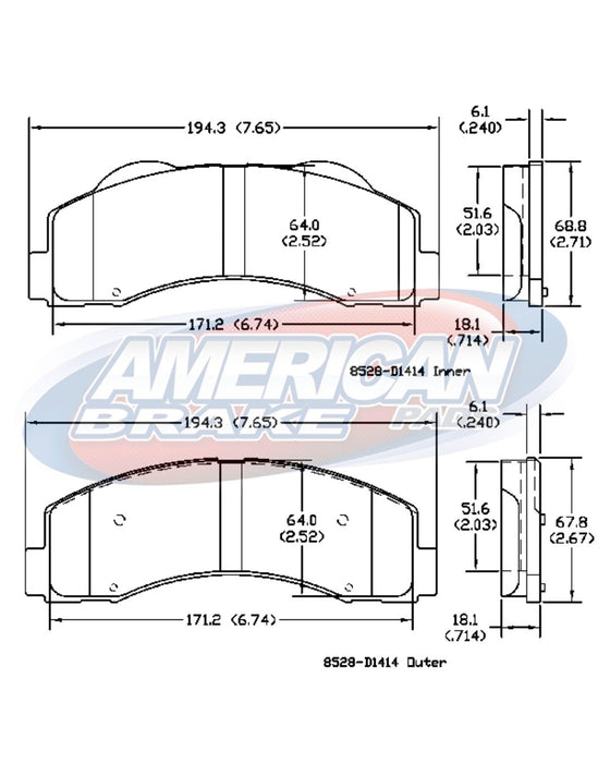 Pastilla ford f-150 10/14; expedition 10/12