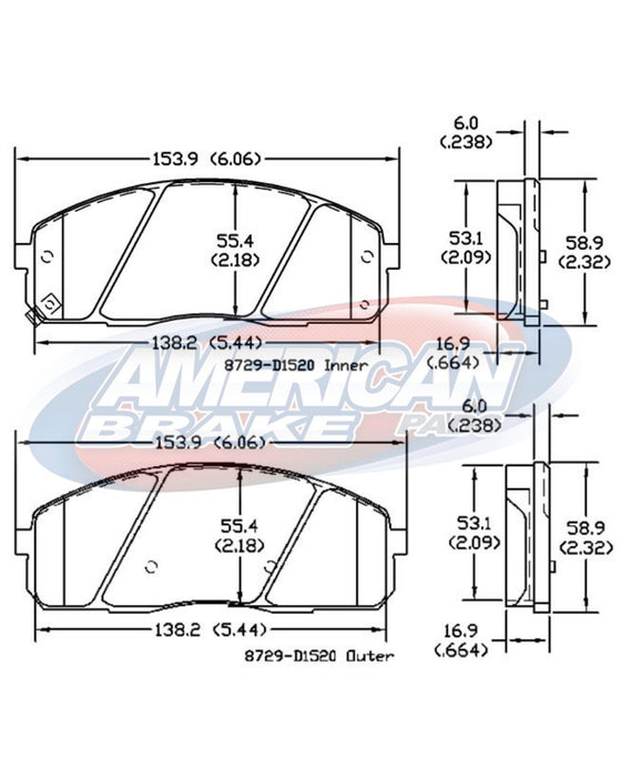 Pastilla hyundai h100  06/09