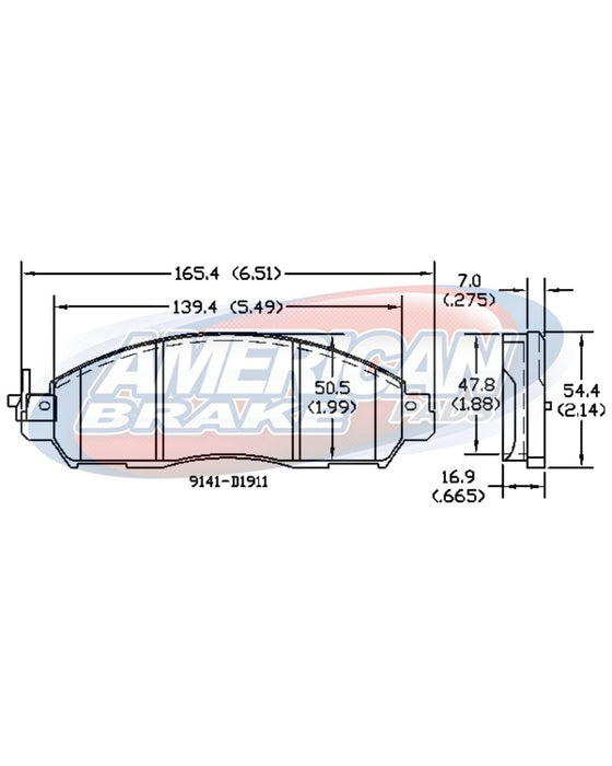 Pastilla nissan frontier; np300 15/16