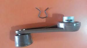 Manecilla para subir vidrio toyota corolla 1982 - 2002 / hilux 1979 - 2004 fresado metal café
