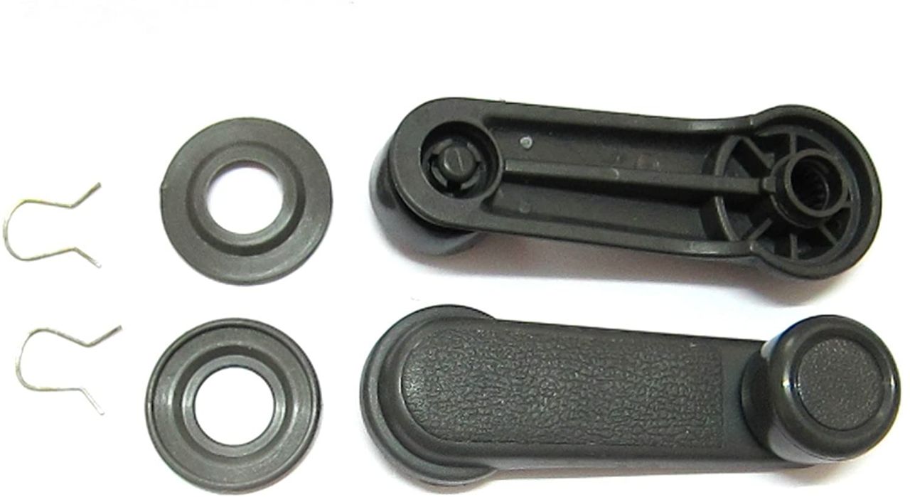 Manecilla para subir vidrio nissan hardbody 1986 - 1992 / d21 1993 - 1997 / senta 1982 - 1986 negra