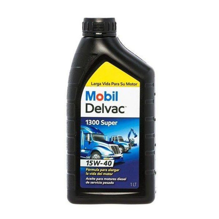 Mobil delvac 1300 super 15w-40 es un lubricante para motores diesel y gasolina, recomendado para usarse tanto en motores modernos, como antiguos, y garantiza una excelente proteccion.