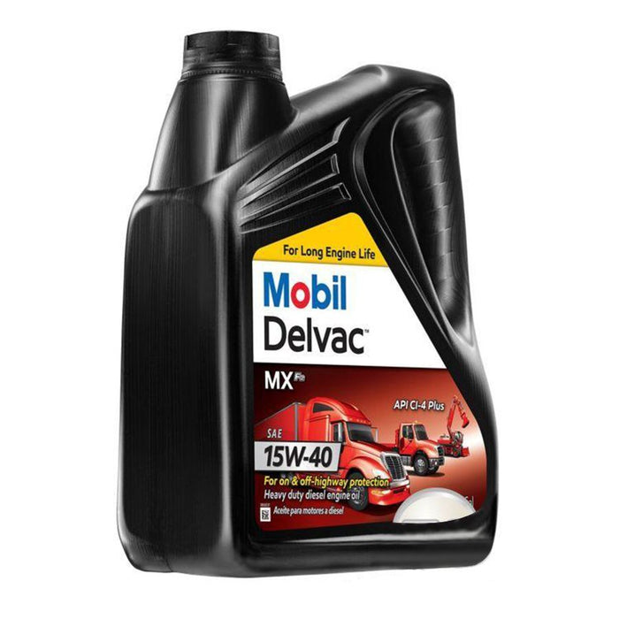 Mobil delvac mx 15w-40 es un lubricante para motores diesel de servicio pesado, recomendado para aplicaciones en entornos operativos exigentes tales como: industria, mineria, construccion, marino.
PRECIOS INCLUYEN I.S.V.