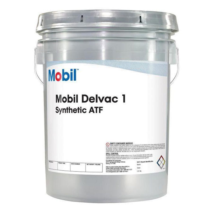 Cubeta de lubricante mobil sintetico para transmisiones automáticas de servicio pesado, allison tes-295, mercedes benz 236.91 - delvac 1 synthetic atf 
PRECIOS INCLUYEN I.S.V.