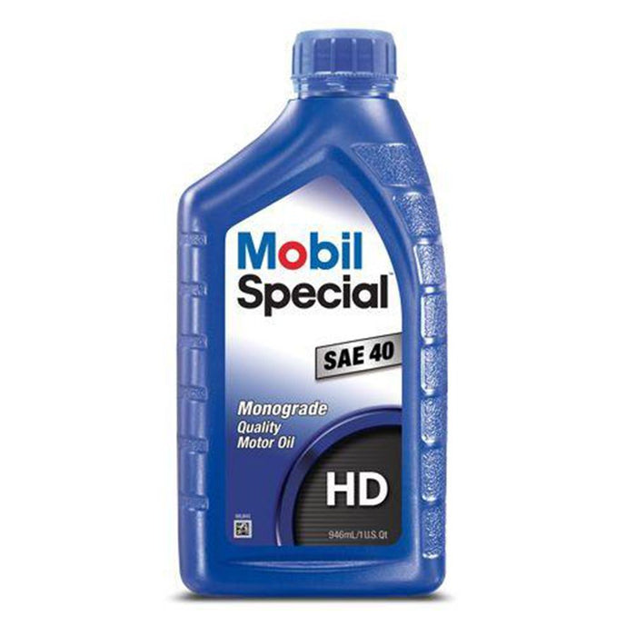 Mobil special hd 40, es un lubricante monogrado sae 40 para motores gasolina.
PRECIOS INCLUYEN I.S.V.