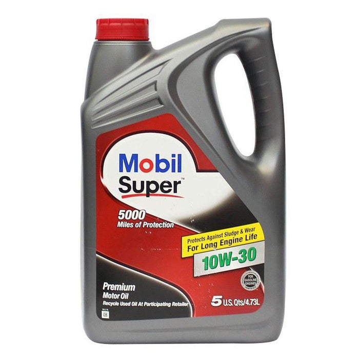 Mobil super 10w-30, lubricante tecnologia premium, para motores gasolina modernos y antiguos