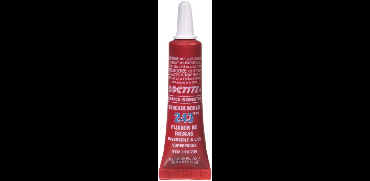 Sellador trabador de rosca loctite 243, medium strenght, azul