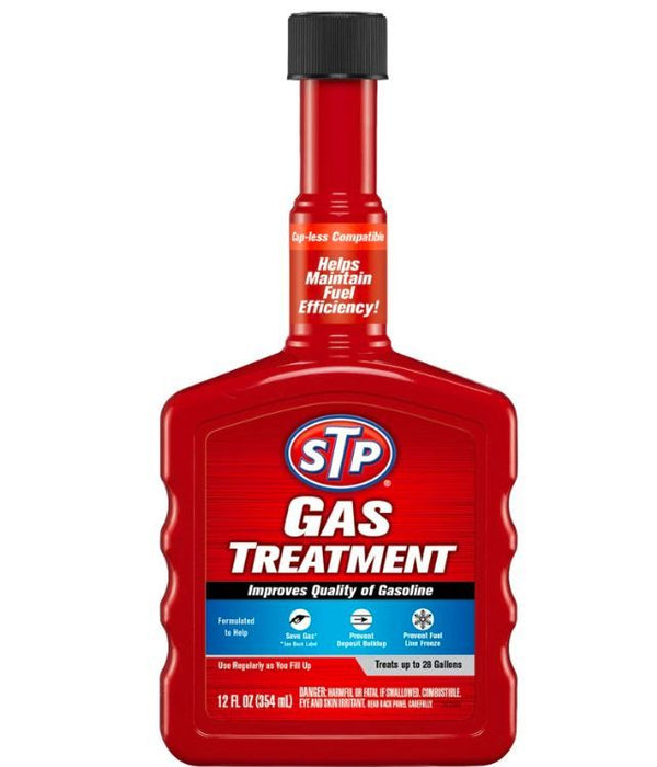 Aditivo de gasolina stp, tratamiento para 28 galones gas treatment 12oz stp