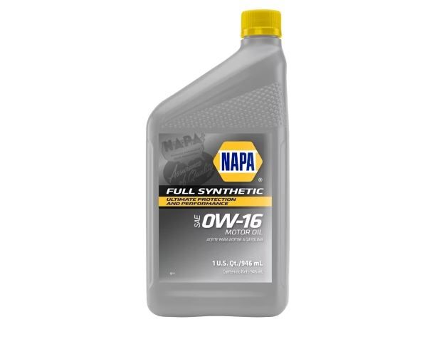 Aceite de motor napa 0w16 totalmente sintético 1 cuarto de galón (ee. uu.)