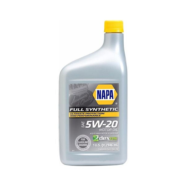 Lubricante napa full sintético 5w20 - 1 qt 
PRECIOS INCLUYEN I.S.V.