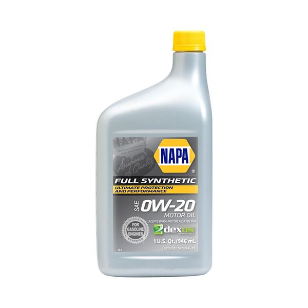 Lubricante napa full sintético  0w20  - 1 qt
PRECIOS INCLUYEN I.S.V.