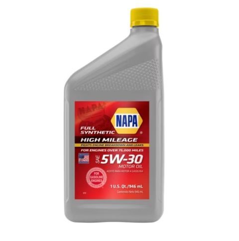 Aceite de motor sintético de alto kilometraje napa 5w30, 1 cuarto de galón (ee. uu.)