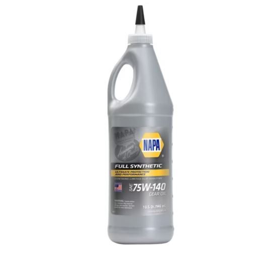 Aceite sintético para engranajes napa 75w140 12/1 cuarto de galón
