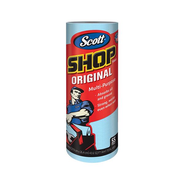Towel / roll scott shop towels blue kimberly-clark- papel toalla multiusos scott
