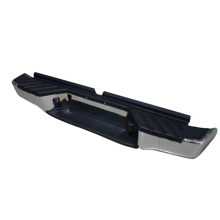 Bumper trasero nissan frontier d22 1998 - 2014 metálico cromado universal versión japonesa