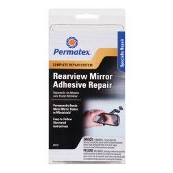 Pegamento para retrovisor en vidrio frontal - permatex rear view mirror adhesive kit