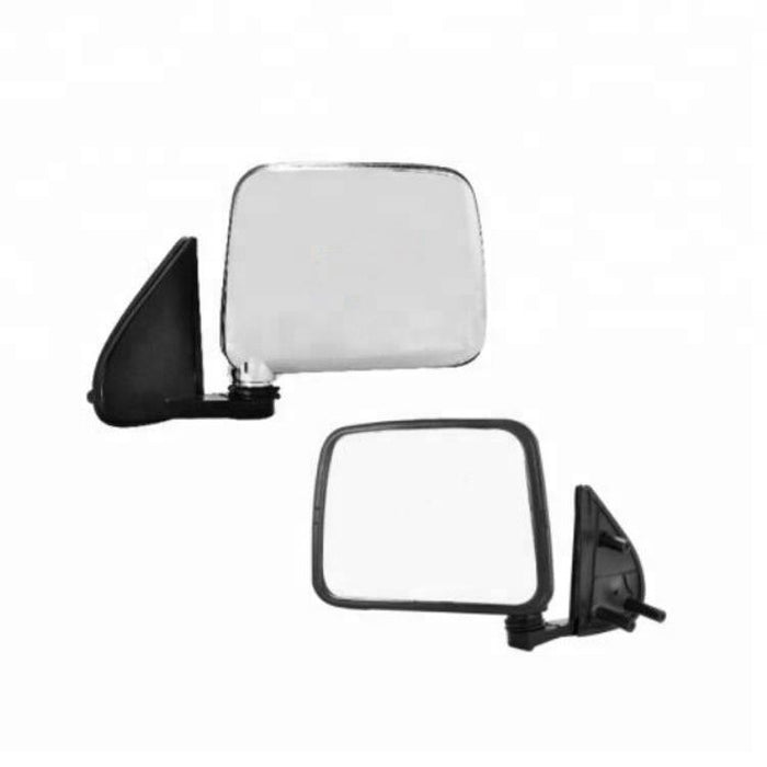 Retrovisor exterior nissan hardbody 1986 - 1992 / d21 1993 - 1997 cromado (rh)