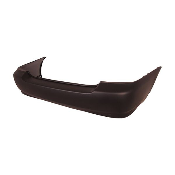 Bumper trasero toyota corolla 2003 - 2008 plástico con agujero para moldura