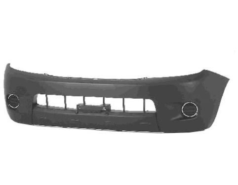 Bumper frontal toyota hilux vigo 2005 - 2007 plástico sin agujero para spoiler