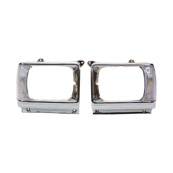 Aro de parrilla toyota hilux 1982 - 1983 foco cuadrado cromado (rh)